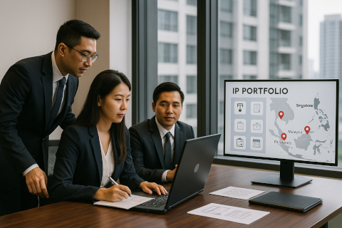 End-to-end IP workflow—file trademarks, patents & designs with auto-generated docs, templated deadlines, fee schedules, invoicing, and payment tracking.